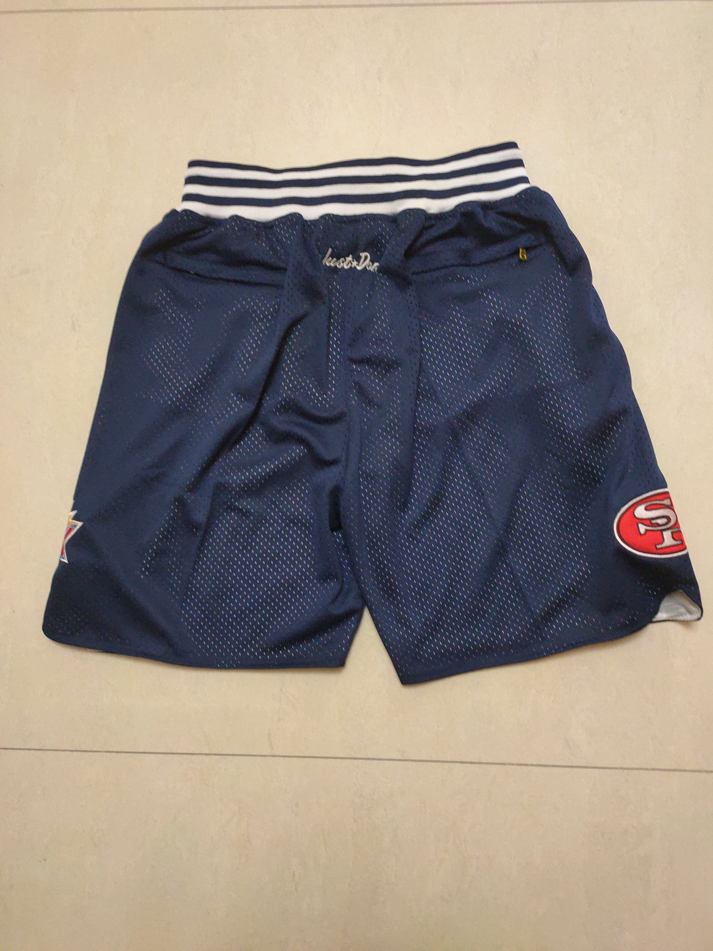 SAN FRANCISCO 49ERS BLUE SHORTS