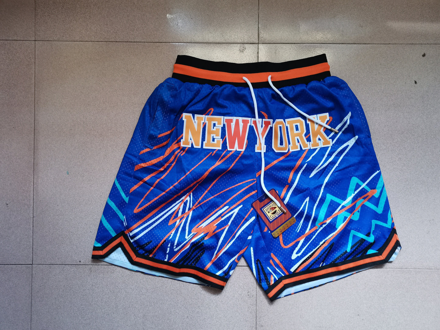 NEW YORK KNICKS BLUE SHORTS