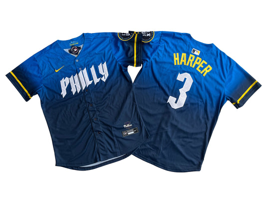 Philadelphia Phillies Bryce Harper Blue Jersey