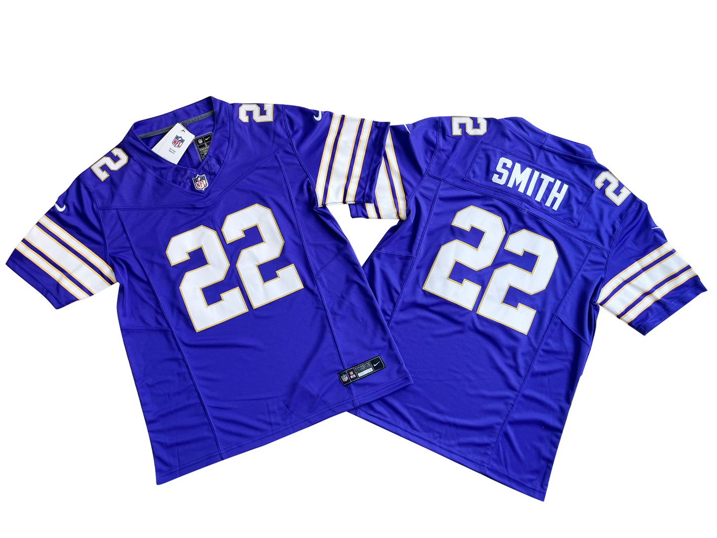 MINNESOTA VIKINGS HARRISON SMITH PURPLE JERSEY