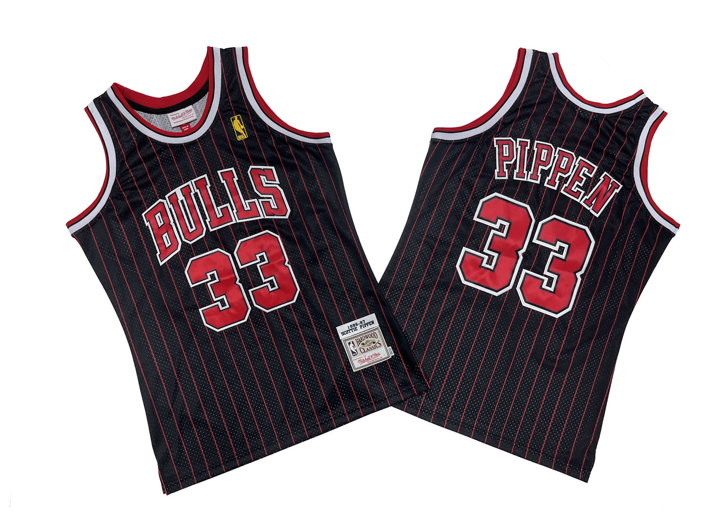 CHICAGO BULLS SCOTTIE PIPPEN RETRO RED VINTAGE JERSEY