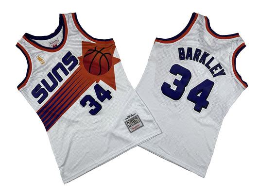 PHOENIX SUNS CHARLES BARKLEY WHITE JERSEY