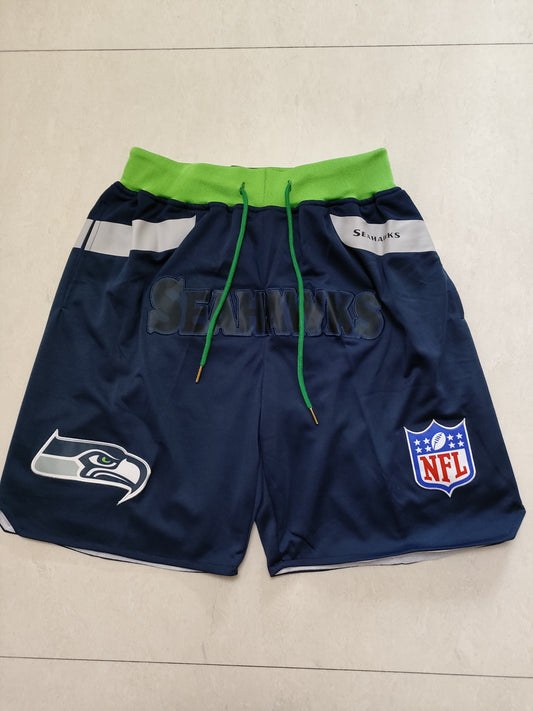 SEATTLE SEAHAWKS BLUE SHORTS