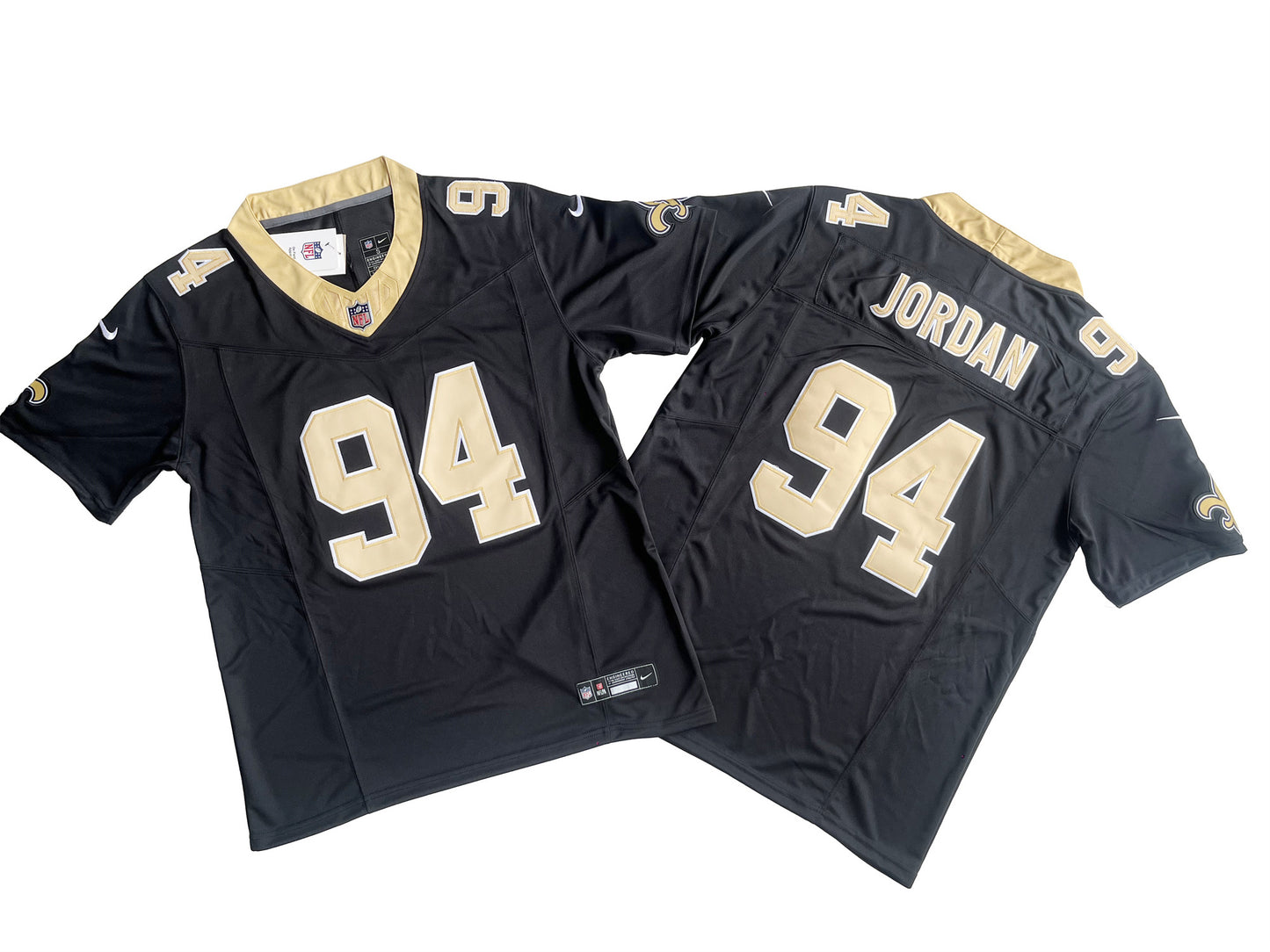 NEW ORLEANS SAINTS CAM JORDAN BLACK JERSEY