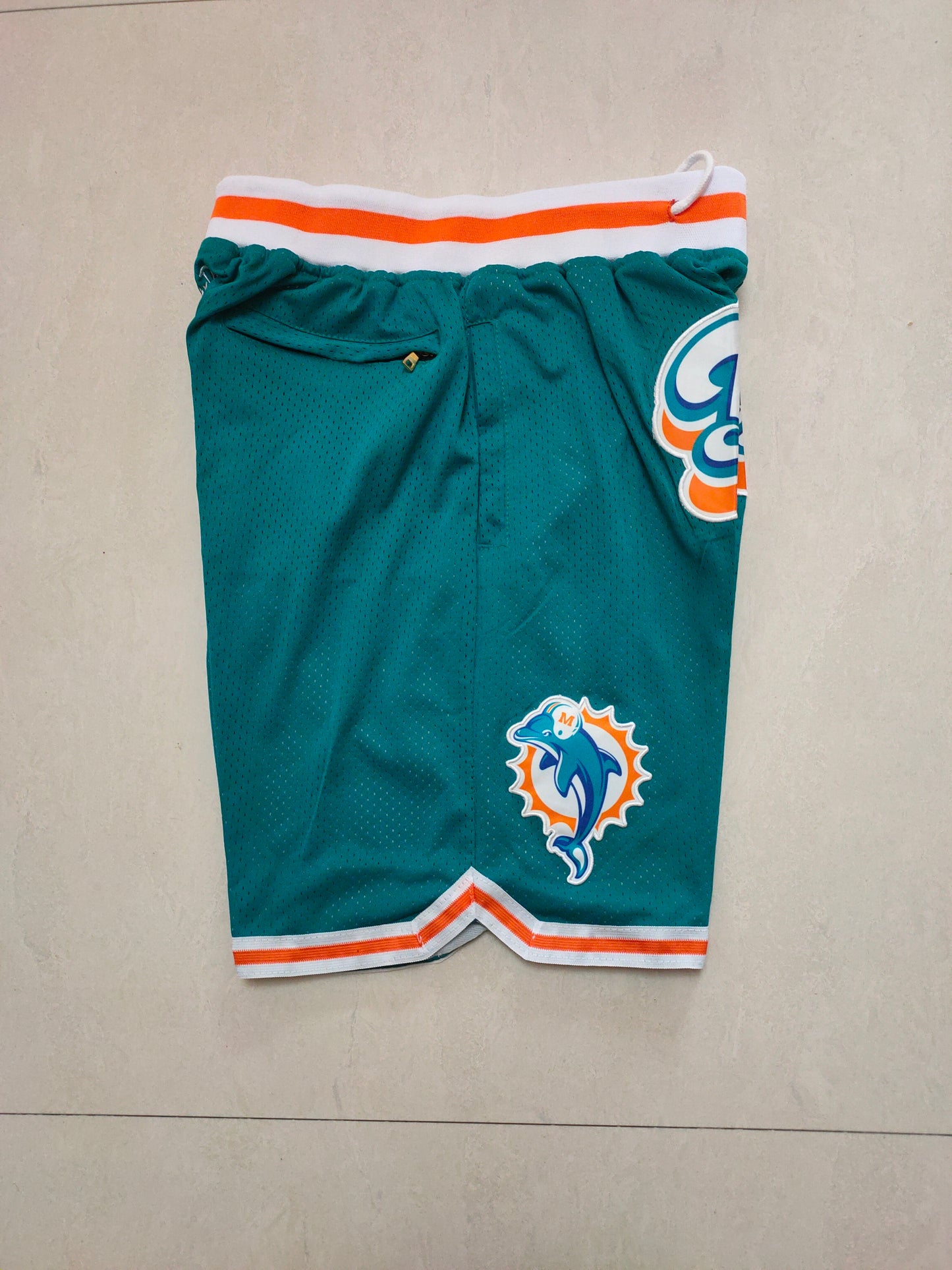 MIAMI DOLPHINS BLUE SHORTS
