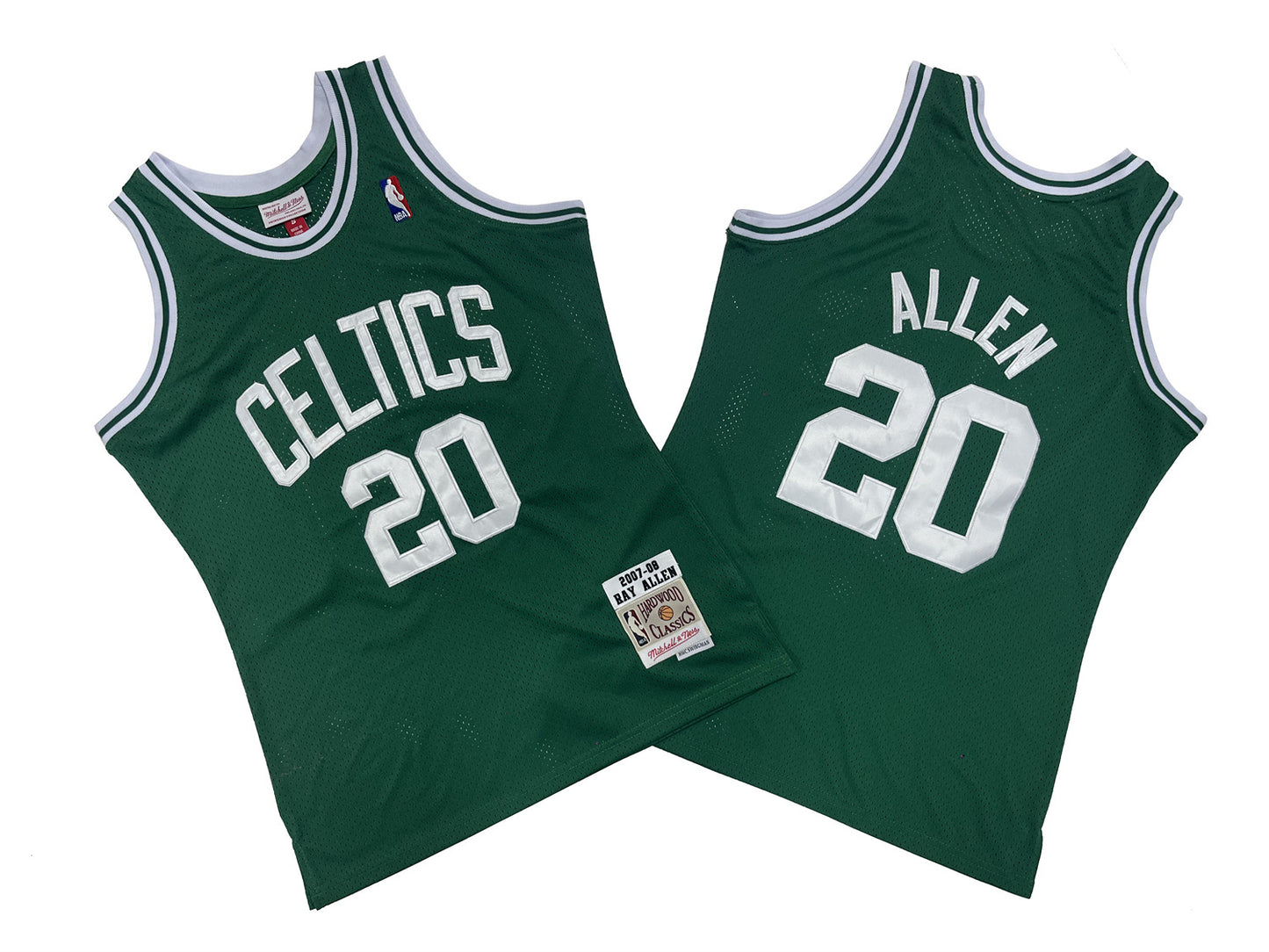 BOSTON CELTICS RAY ALLEN GREEN VINTAGE JERSEY
