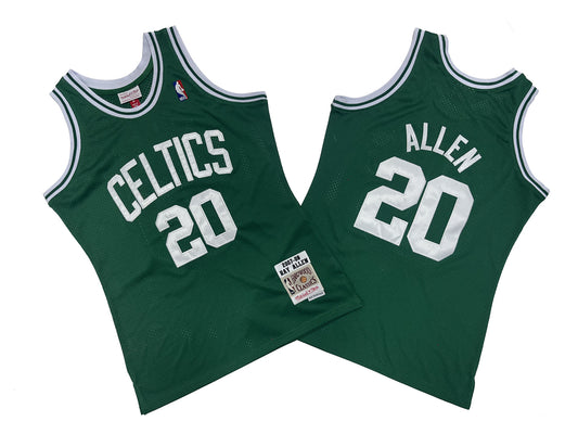 BOSTON CELTICS RAY ALLEN GREEN VINTAGE JERSEY