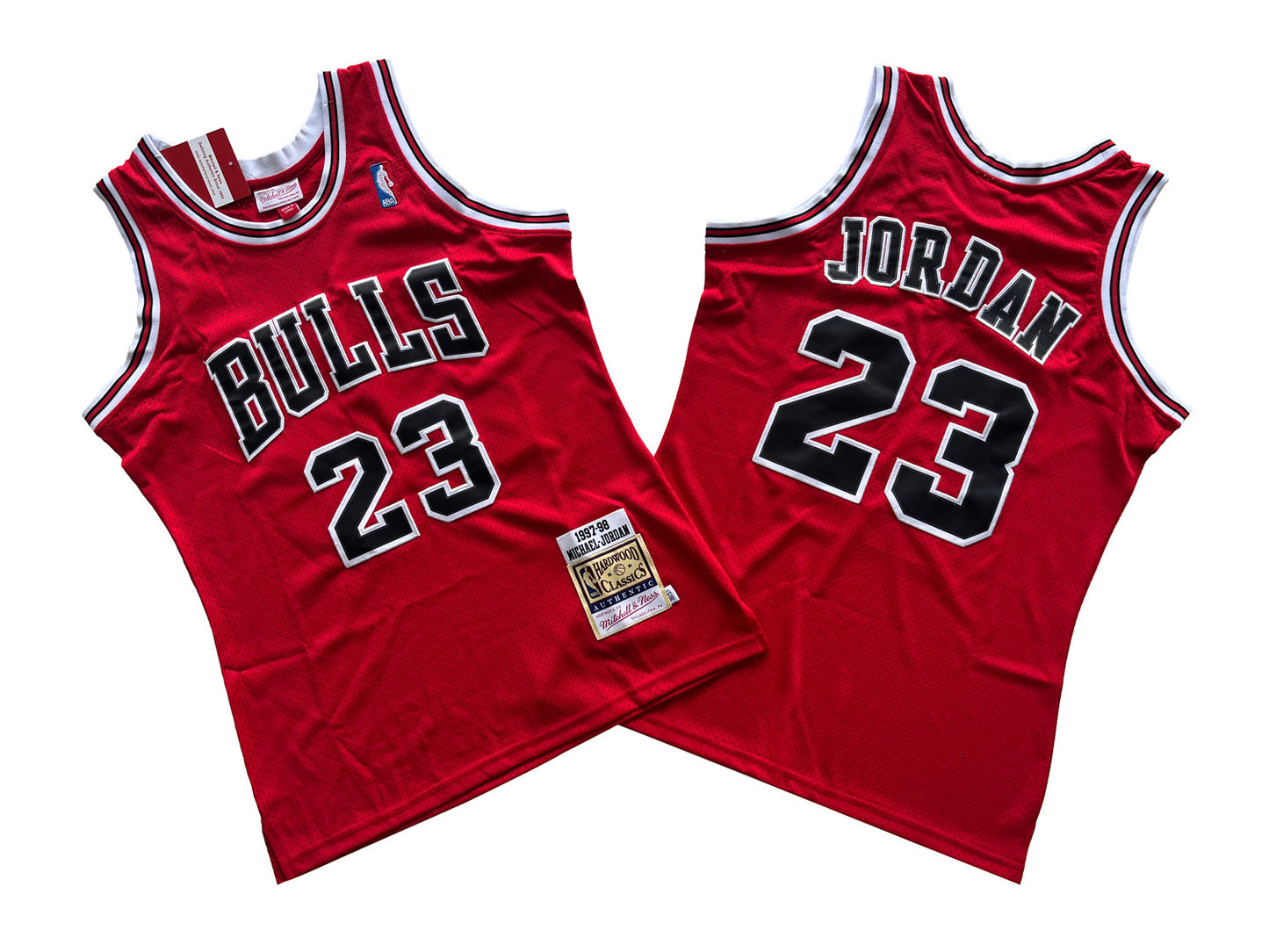 CHICAGO BULLS MICHAEL JORDAN RED VINTAGE JERSEY