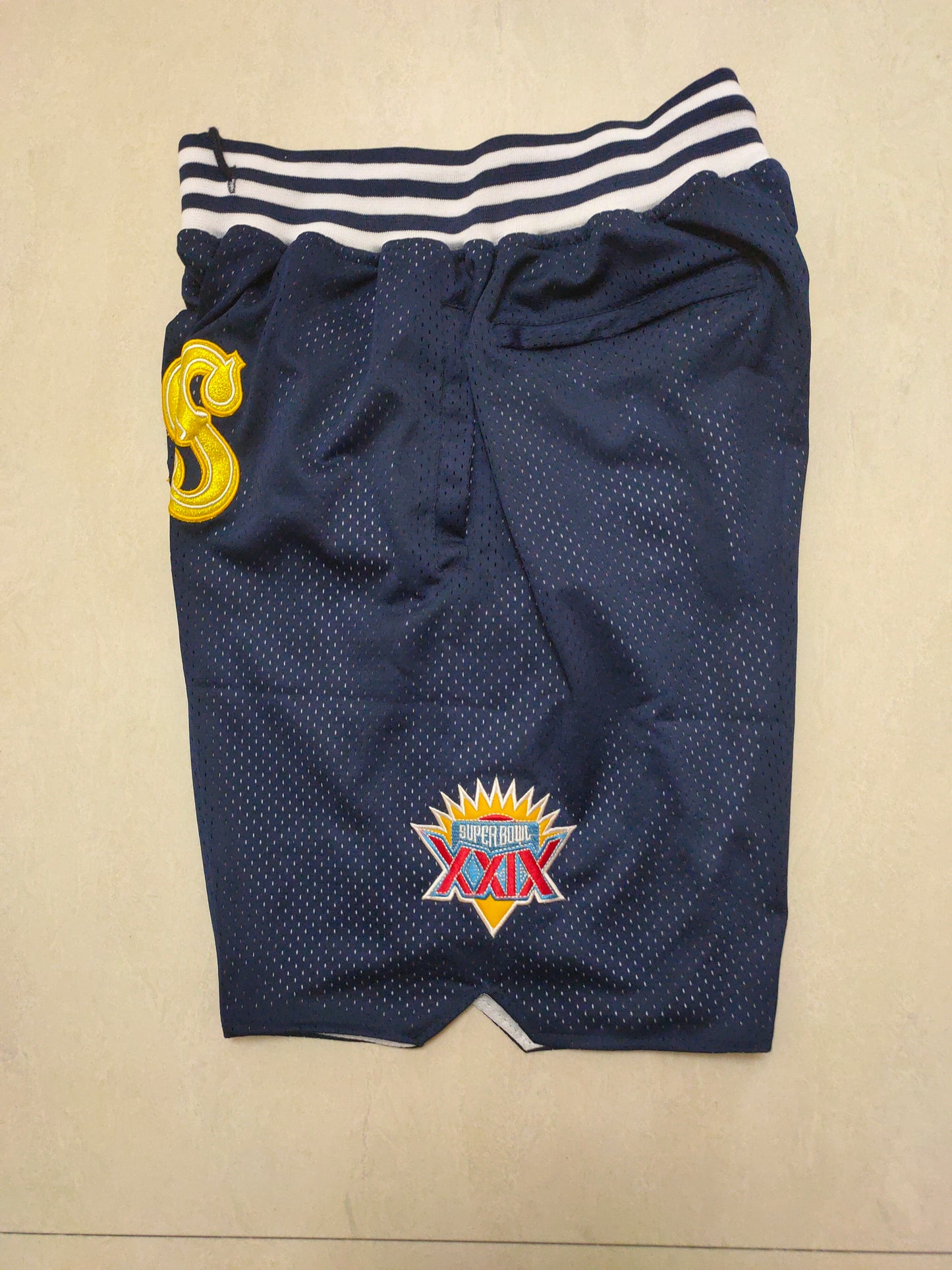 SAN FRANCISCO 49ERS BLUE SHORTS