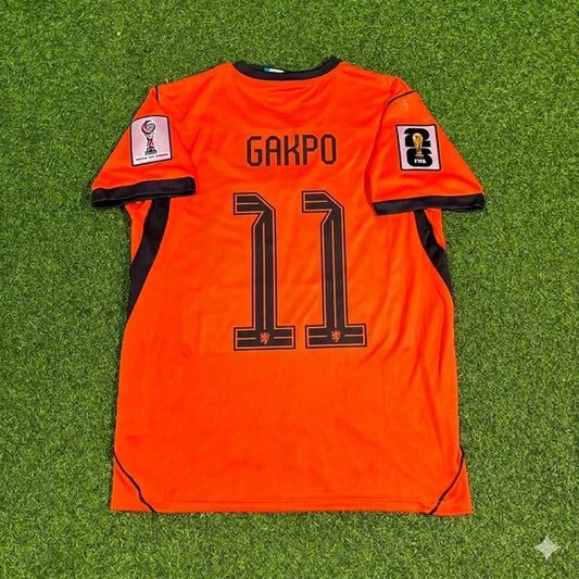 2026 WORLD CUP CODY GAKPO TEAM NETHERLANDS ORANGE JERSEY