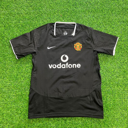 Cristiano Ronaldo Manchester United 2003 2004 Retro Black Jersey