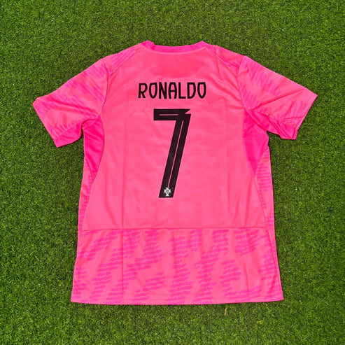 2026 WORLD CUP CHRISTIAN RONALDO TEAM PORTUGAL PINK JERSEY