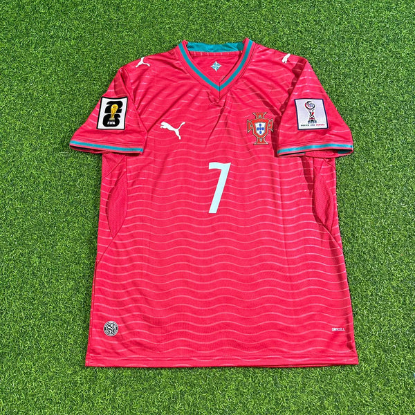 2026 World Cup Christiano Ronaldo Team Portugal Red Jersey