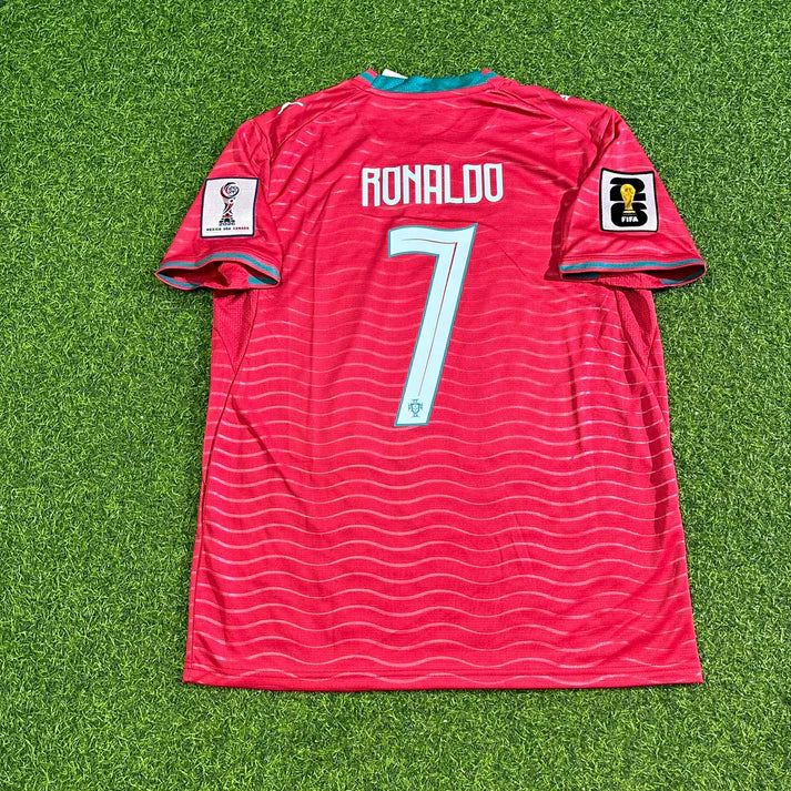 2026 World Cup Christiano Ronaldo Team Portugal Red Jersey