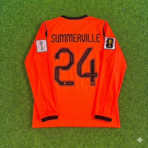 2026 WORLD CUP CRYSENCIO SUMMERVILLE TEAM NETHERLANDS ORANGE JERSEY