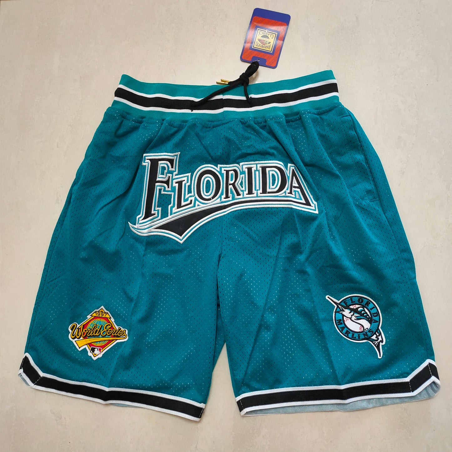 MIAMI MARLINS BLUE SHORTS FLORDIA VERSIONS