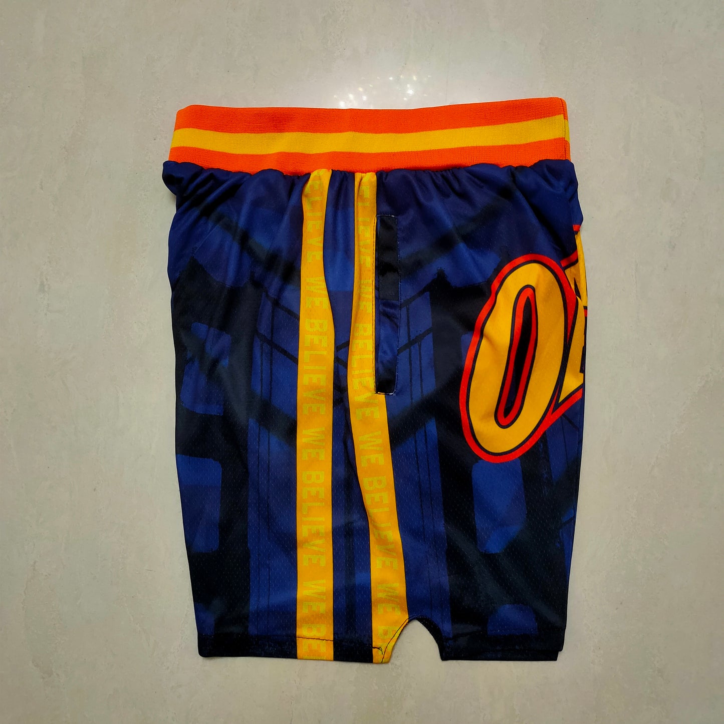 GOLDEN STATE WARRIORS BLUE SHORTS