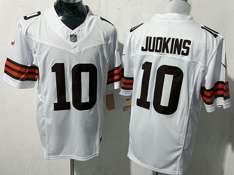 CLEVELAND BROWNS QUINSHON JUDKINS WHITE JERSEY