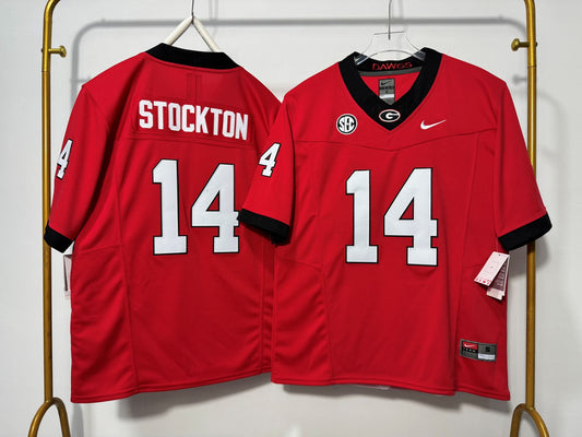 GEORGIA BULLDOGS GUNNER STOCKTON RED JERSEY