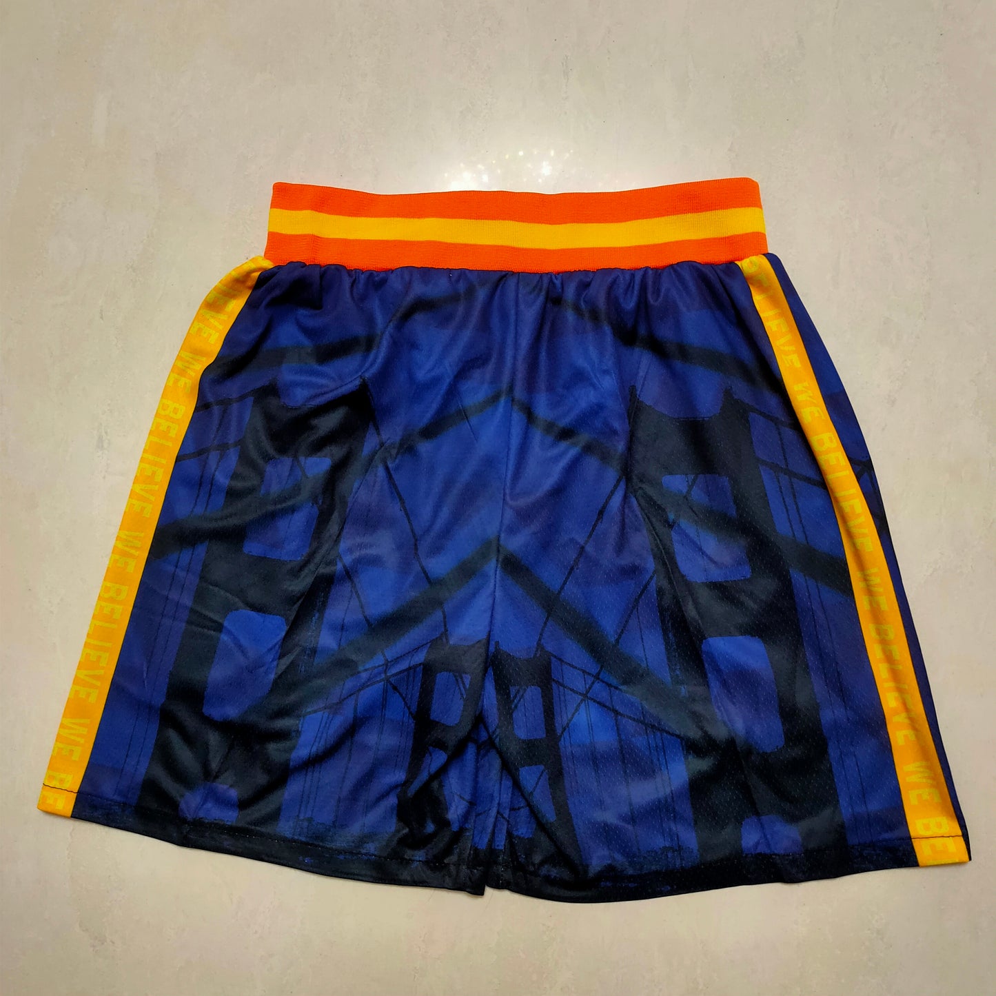 GOLDEN STATE WARRIORS BLUE SHORTS