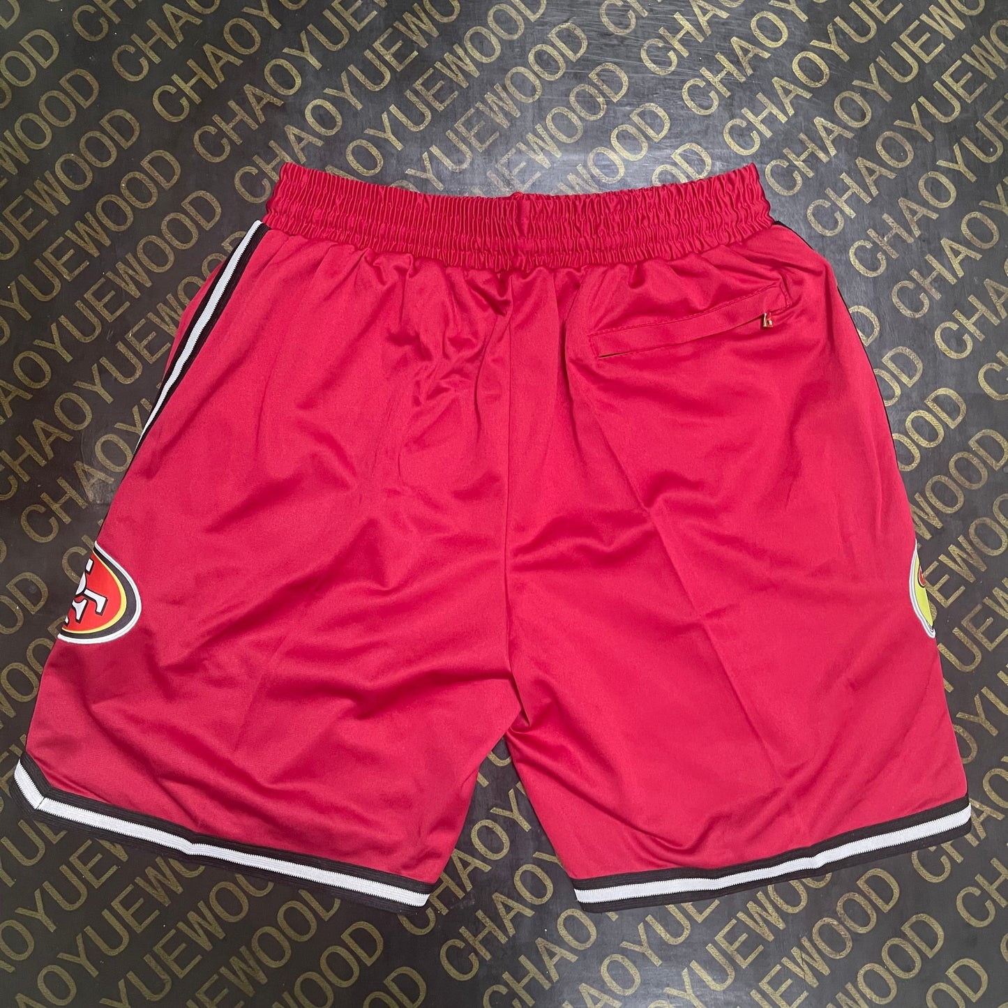 SAN FRANCISCO 49ERS RED SHORTS