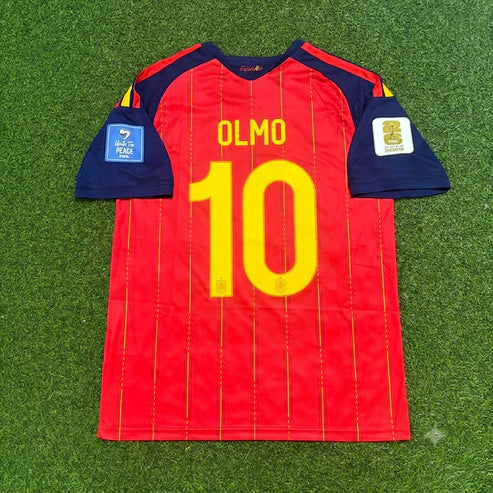 2026 WORLD CUP DANI OLMO TEAM SPAIN RED JERSEY