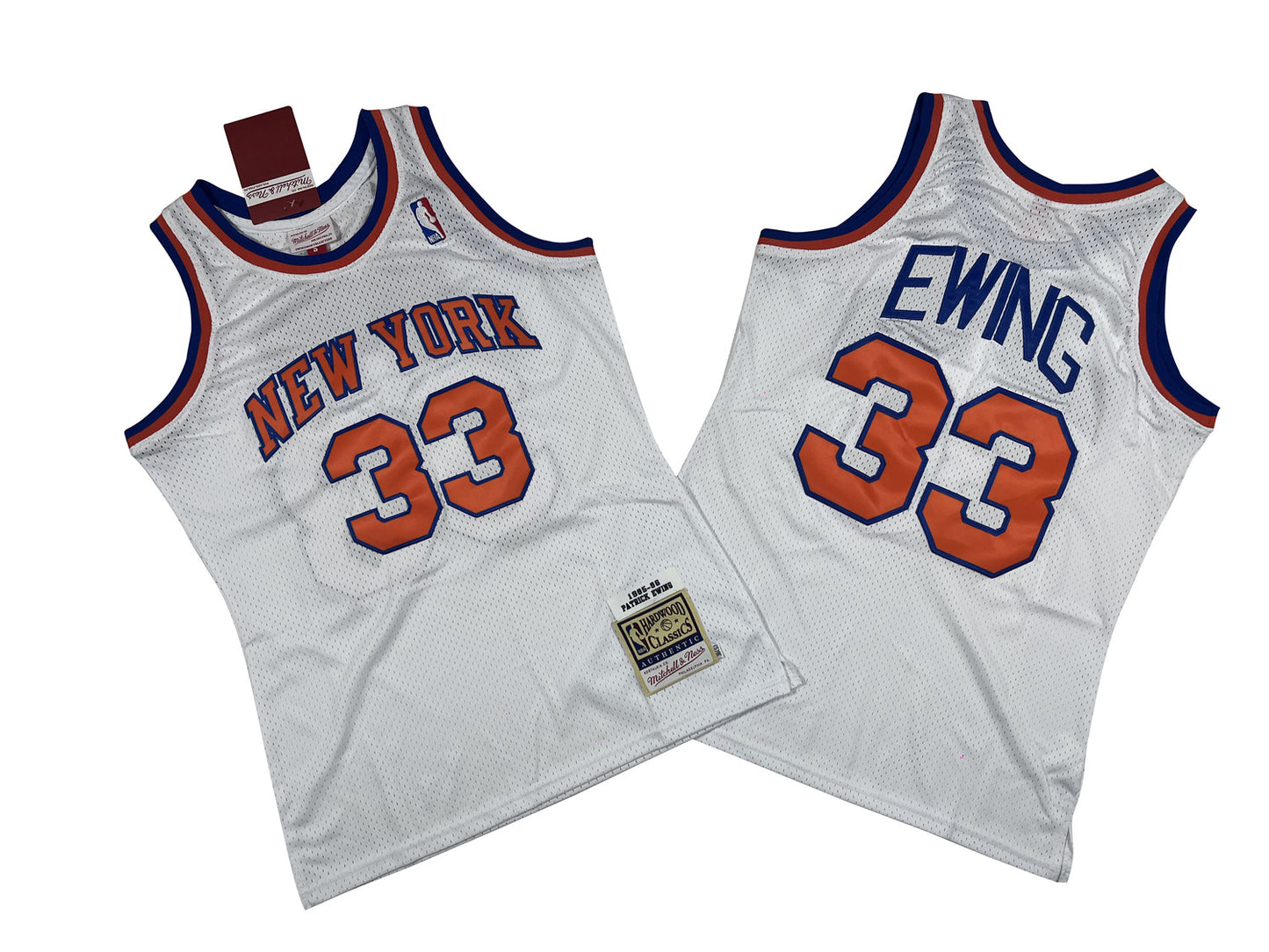 Patrick Ewing White New York Knicks Jersey