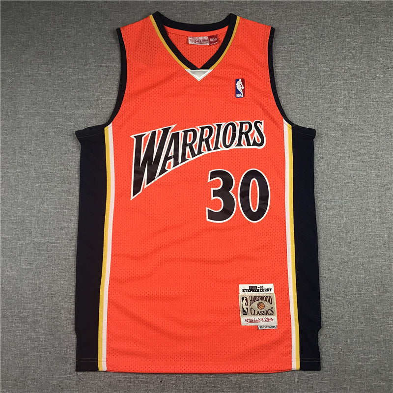 GOLDEN STATE WARRIORS STEPHEN CURRY ORANGE JERSEY