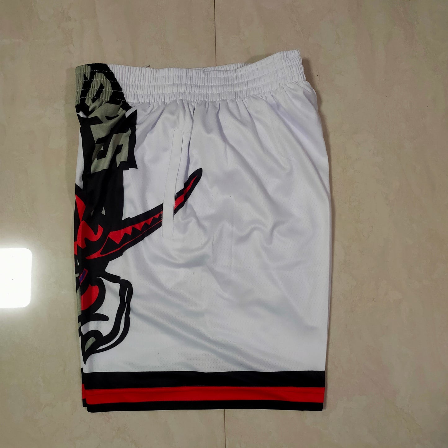 TORONTO RAPTORS WHITE SHORTS