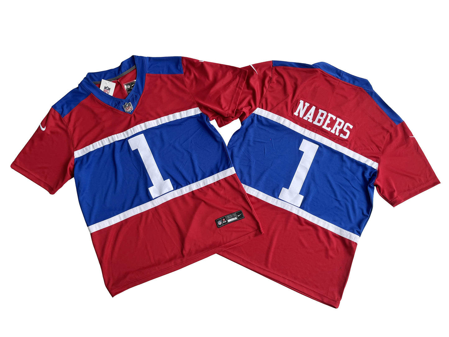 New York Giants Malik Nabers Throwback Jersey