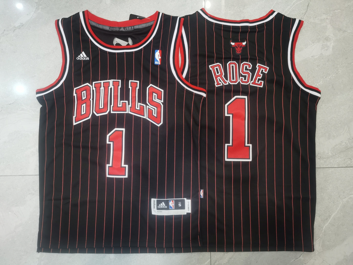 CHICAGO BULLS DERRICK ROSE RED RETRO JERSEY