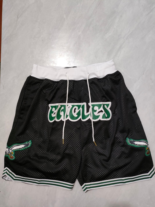 PHILIDELPHIA EAGLES BLACK SHORTS