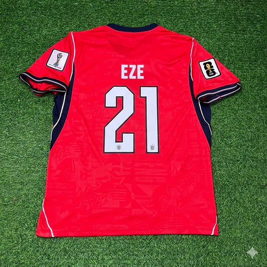 2026 WORLD CUP EBERECHI EZE TEAM ENGLAND RED JERSEY