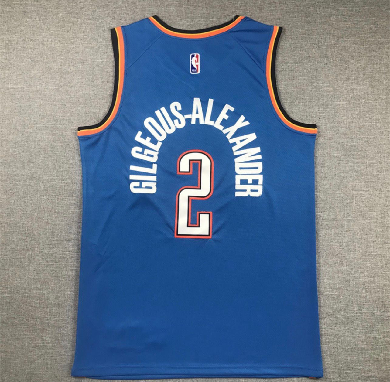 Shai Gilgeous-Alexander Blue Oklahoma City Thunder Jersey