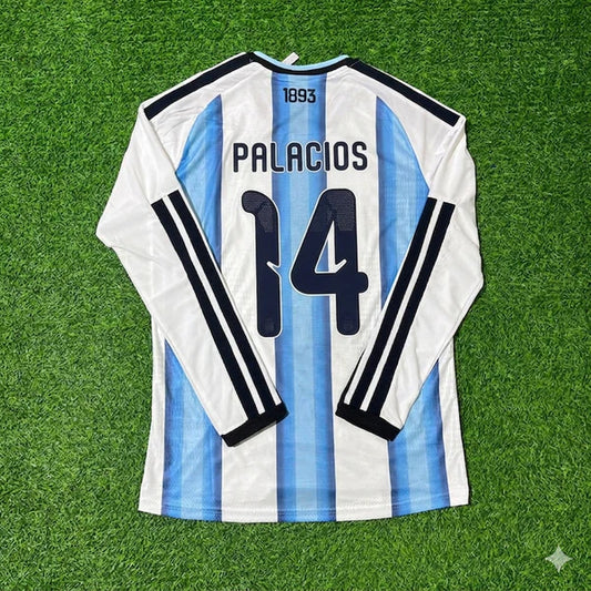 2026 WORLD CUP EXEQUIEL PALACIOS TEAM ARGENTINA BLUE JERSEY