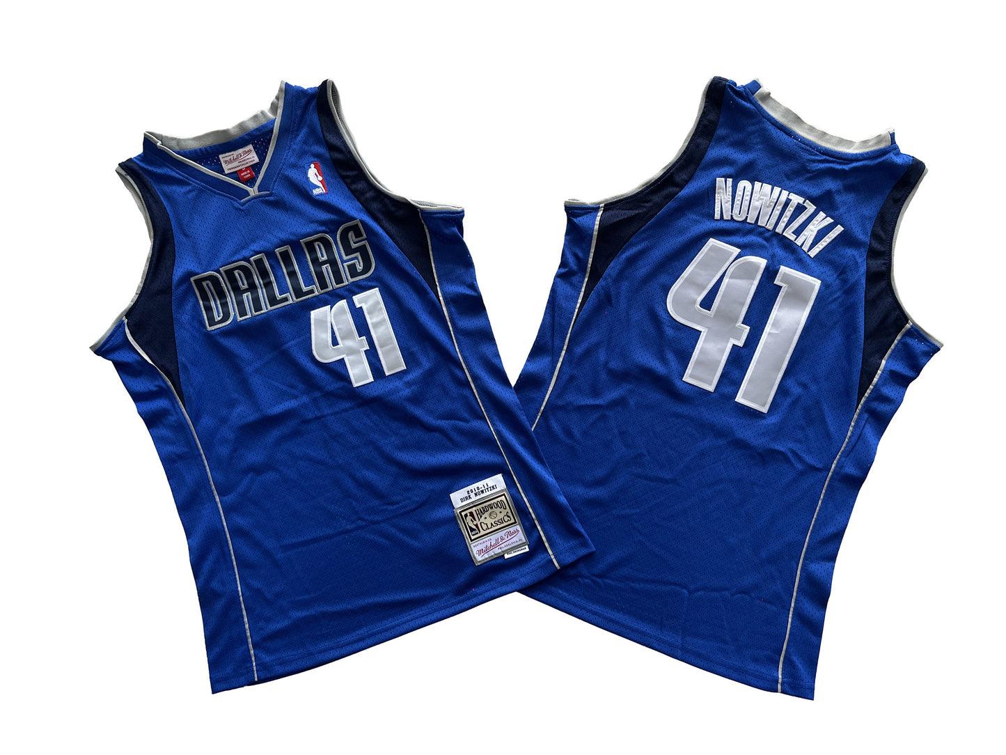 DALLAS MAVERICKS DIRK NOWITZKI BLUE JERSEY