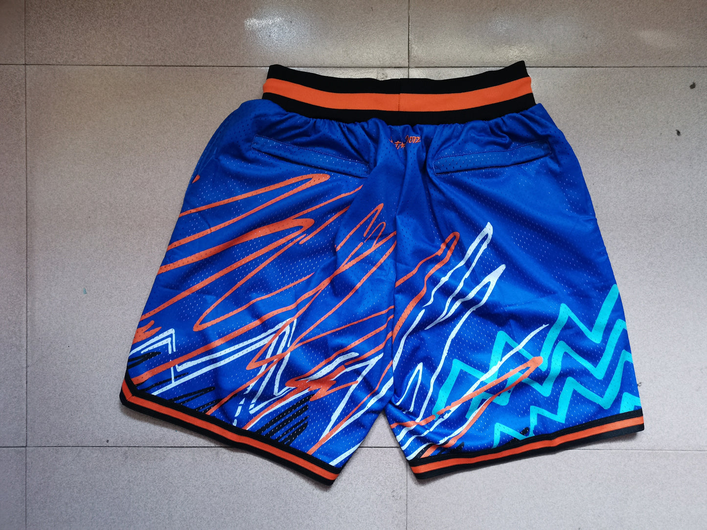 NEW YORK KNICKS BLUE SHORTS