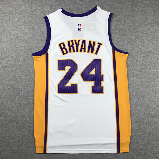 LOS ANGELES LAKERS KOBE BRYANT WHITE JERSEY