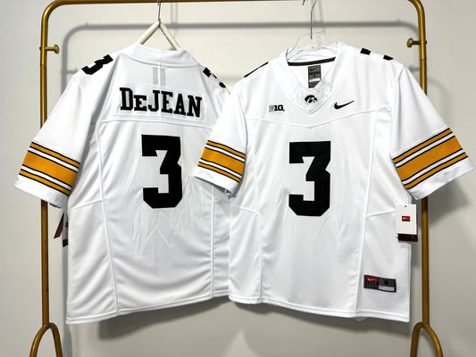 IOWA HAWKEYES COOPER DEJEAN WHITE JERSEY