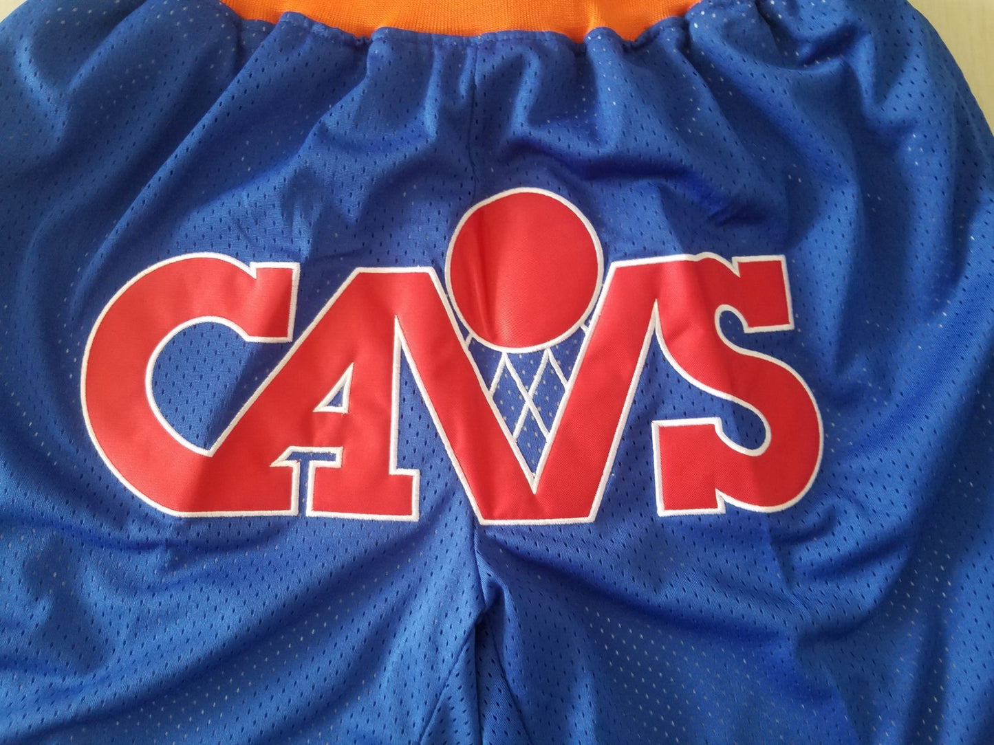 CLEVELAND CAVALIERS BLUE RETRO SHORTS