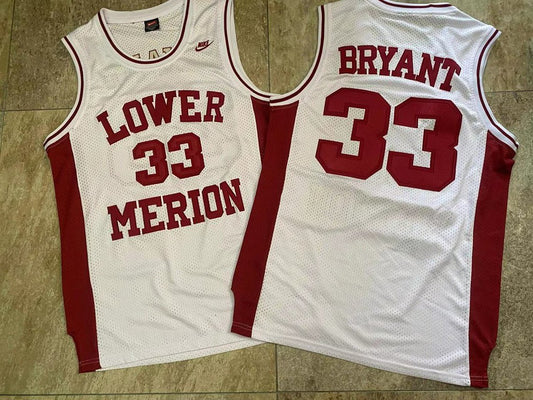 LOWER MERION KOBE BRYANT WHITE JERSEY