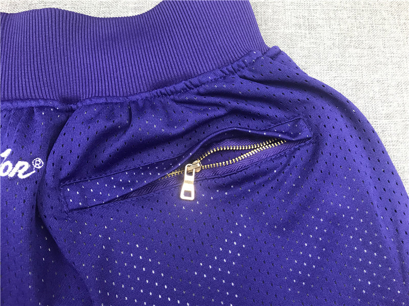 CHARLOTTE HORNETS PURPLE SHORTS
