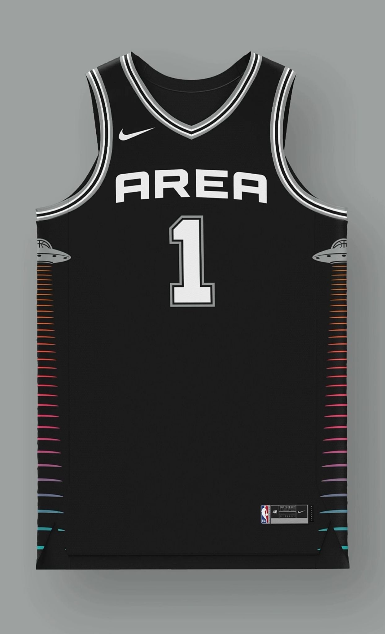 Custom Alien Wemby Basketball Jersey
