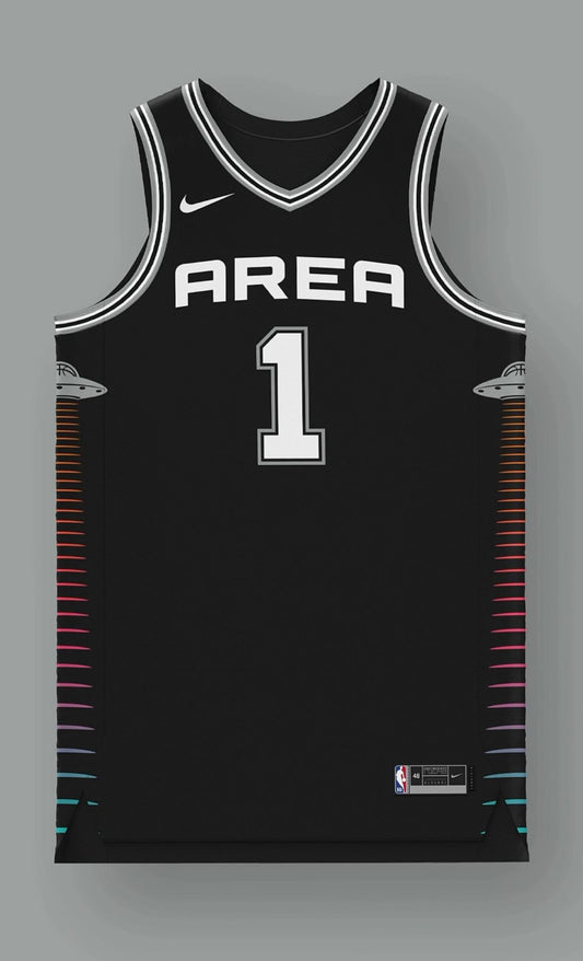 Custom Alien Wemby Basketball Jersey