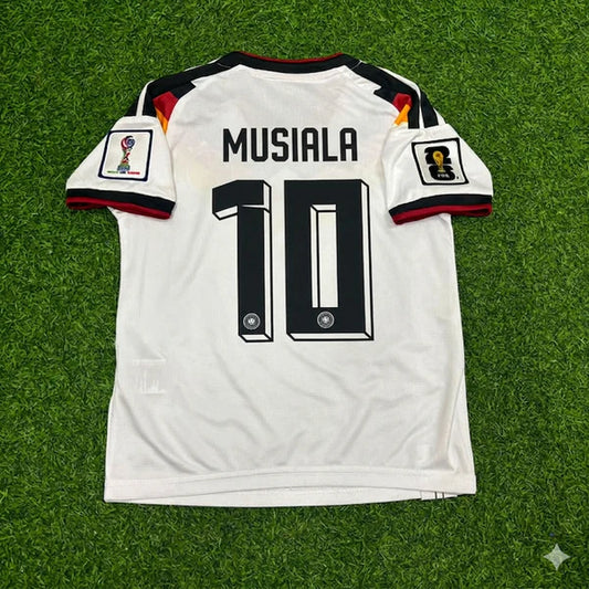 2026 WORLD CUP JAMALMUSIALA TEAM GERMANY WHITE JERSEY