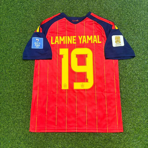 2026 WORLD CUP LAMINE YAMAL TEAM SPAIN RED JERSEY