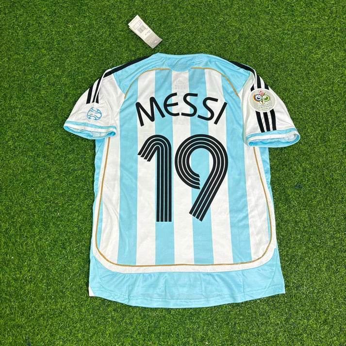 Lionel Messi Argentina 2006 World Cup Retro Soccer Jersey
