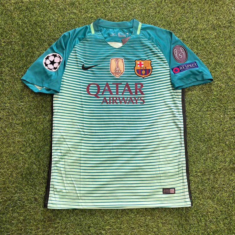 Lionel Messi Barcelona 2016/17 Away Retro Jersey