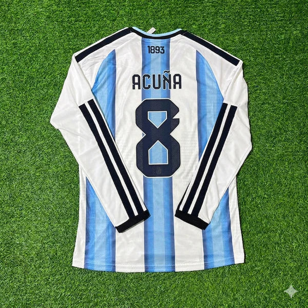 2026 WORLD CUP MARCOS ACUNA TEAM ARGENTINA BLUE JERSEY