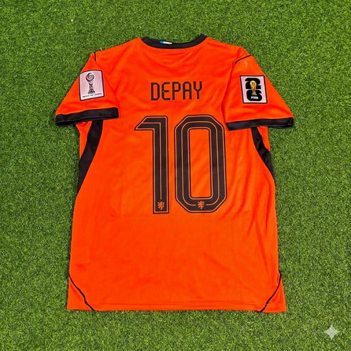 2026 WORLD CUP MEMPHIS DEPAY TEAM NETHERLANDS ORANGE JERSEY